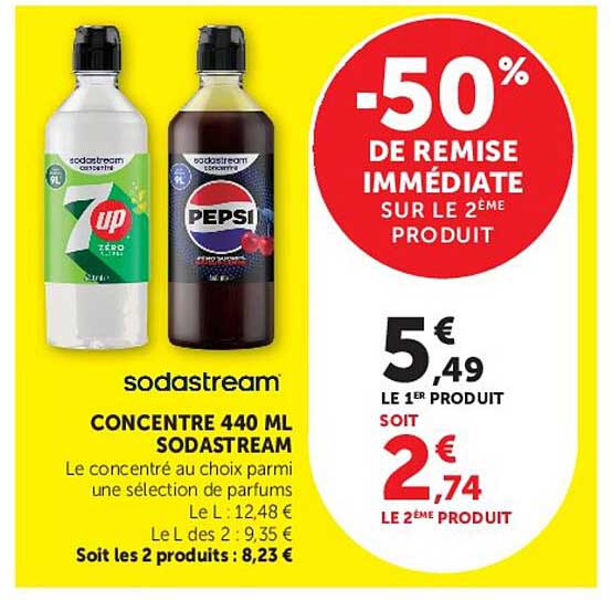 sodastream CONCENTRE 440 ML SOADSTREAM