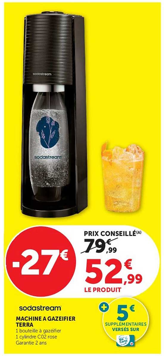 sodastream MACHINE A GAZEIFIER TERRA