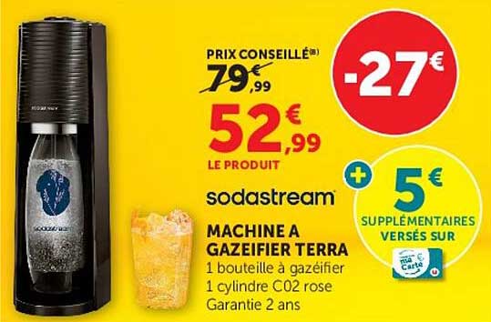 sodastream MACHINE A GAZEIFIER TERRA