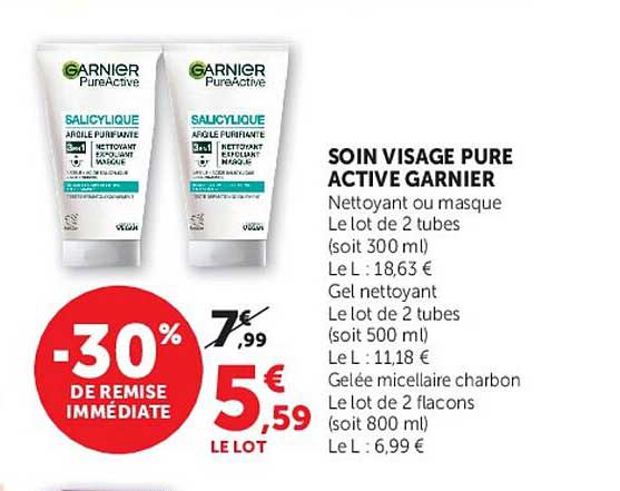 SOIN VISAGE PURE ACTIVE GARNIER