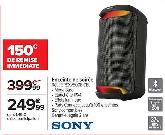Sony Enceinte de soirée