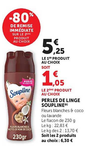 Soupline Perles de Linge