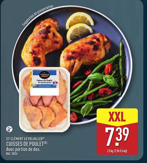 ST-CLÉMENT LE VOLAILLER CUISSES DE POULET