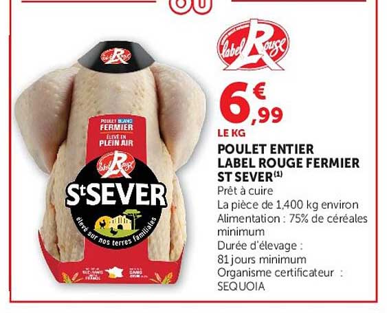 St Sever Poulet entier