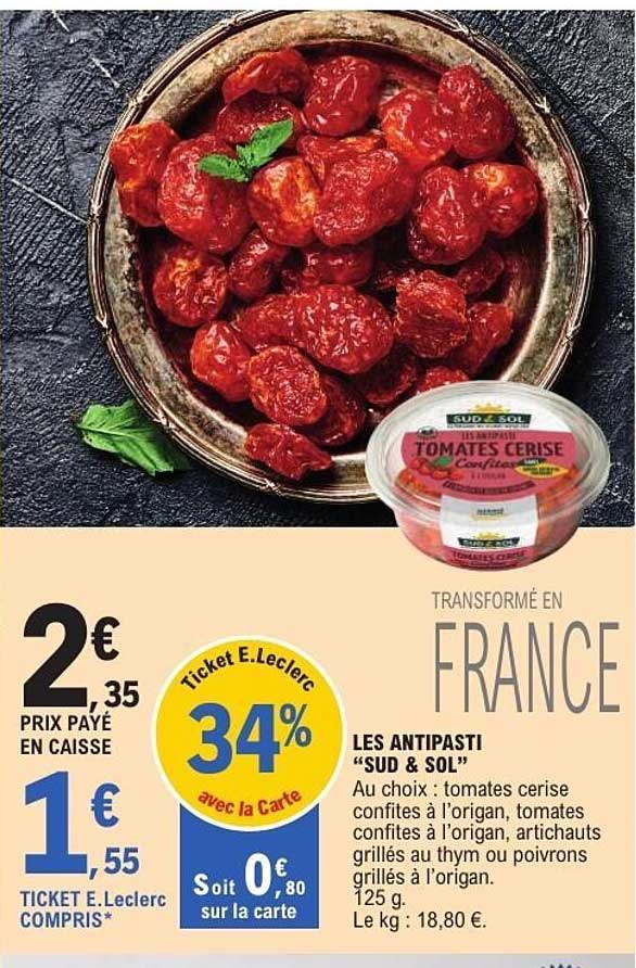 SUD & SOL Tomates cerise confites