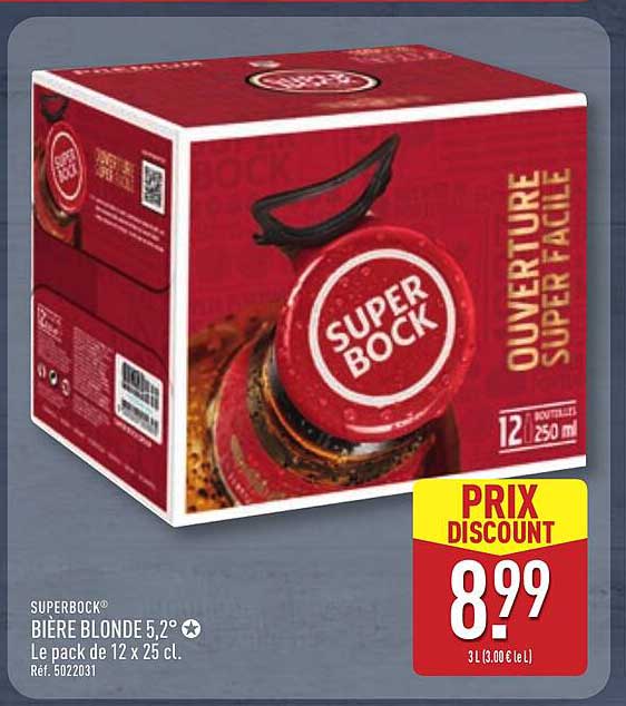 SUPERBOCK BIÈRE BLONDE 5,2°