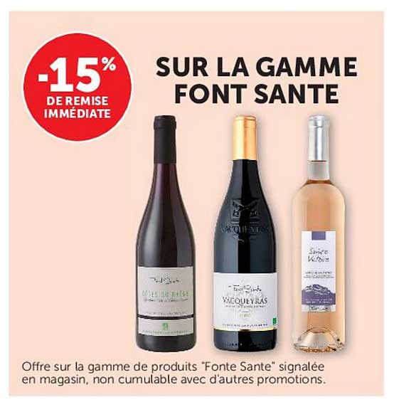 SUR LA GAMME FONT SANTE