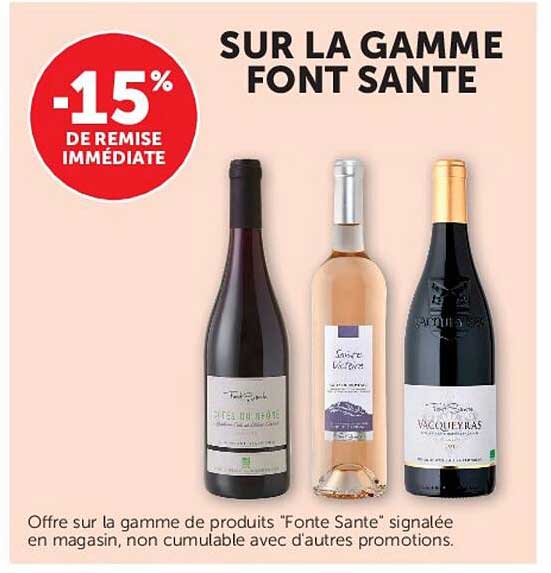 SUR LA GAMME FONTE SANTE