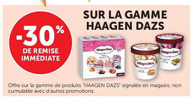 SUR LA GAMME HAAGEN DAZS