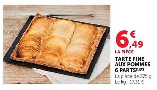 TARTE FINE AUX POMMES