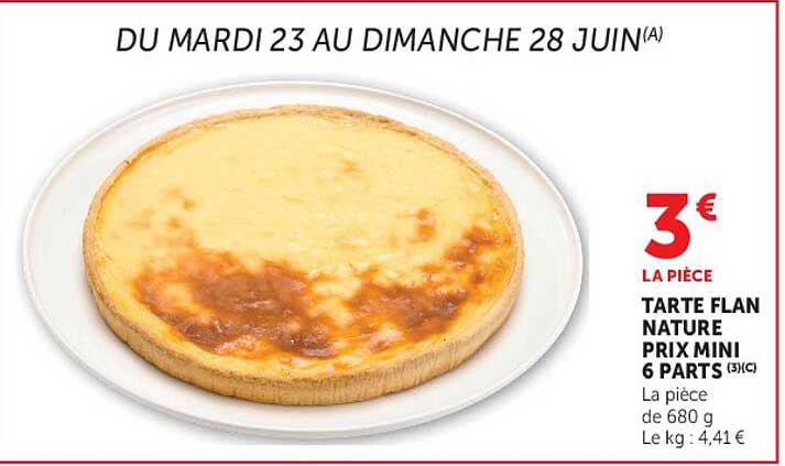 TARTE FLAN NATURE