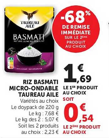 TAUREAU AILE BASMATI