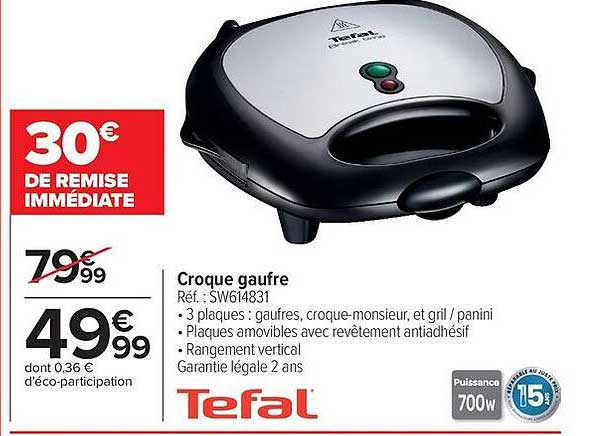 Tefal Croque gaufre