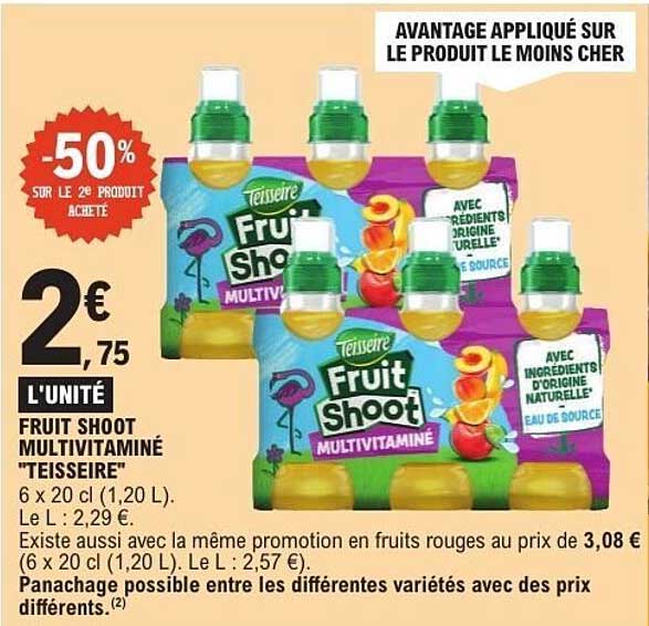 Teisseire Fruit Shoot Multivitaminé