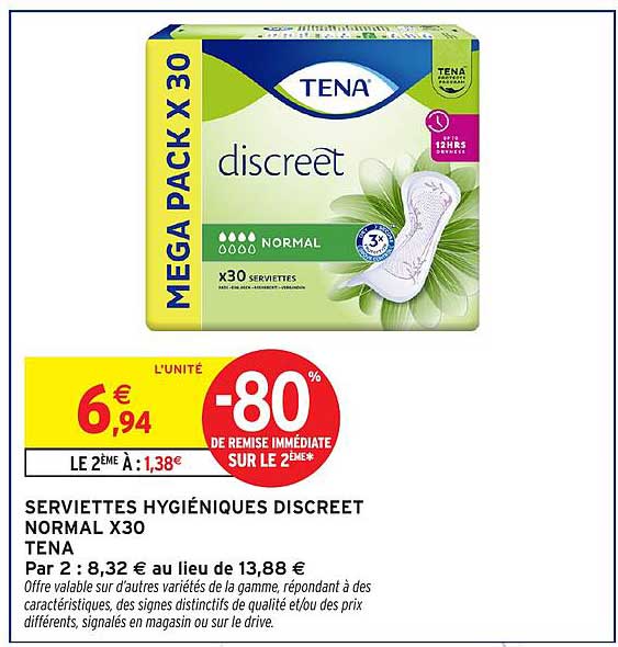 TENA discreet normal x30