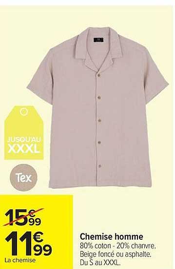 Tex Chemise homme