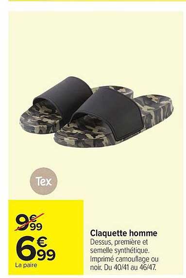 Tex Claquette homme