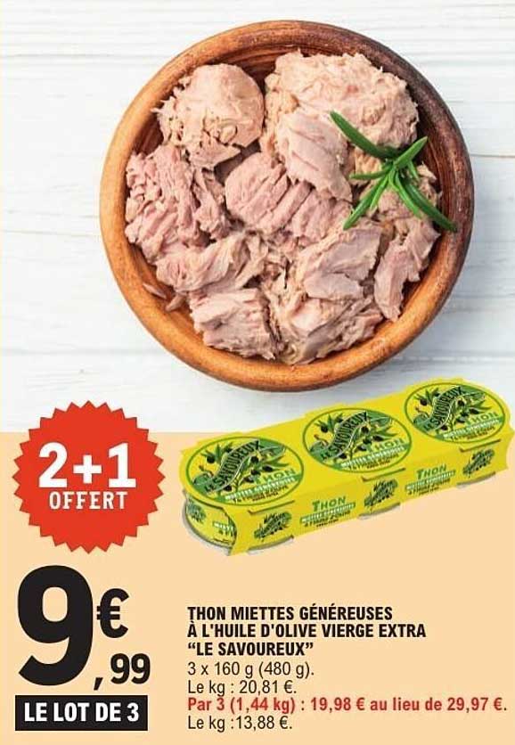 THON MIETTES GÉNÉREUSES