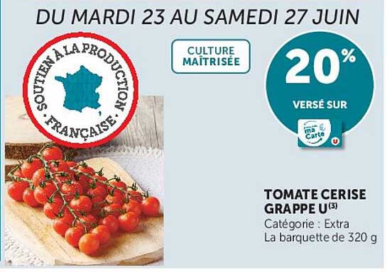 Tomate cerise grappe U