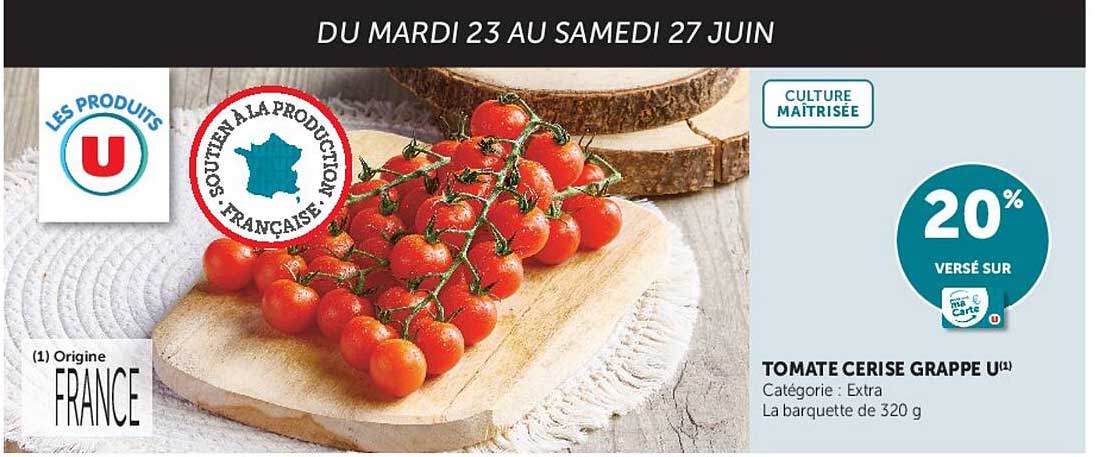 TOMATE CERISE GRAPPE U