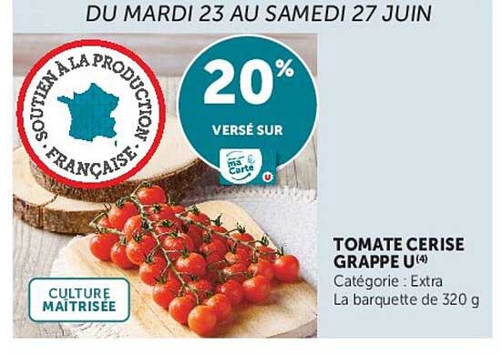 TOMATE CERISE GRAPPE U'4