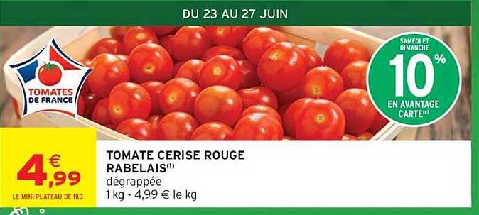 TOMATE CERISE ROUGE RABELAIS
