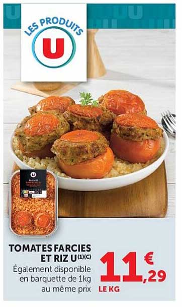 TOMATES FARCIES ET RIZ U