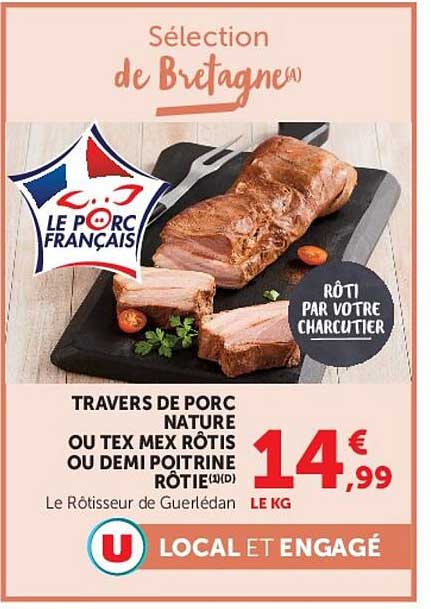 TRAVERS DE PORC NATURE