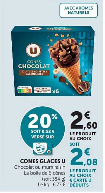 U CÔNES CHOCOLAT