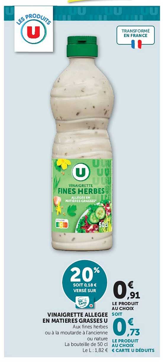U Vinaigrette Fines Herbes