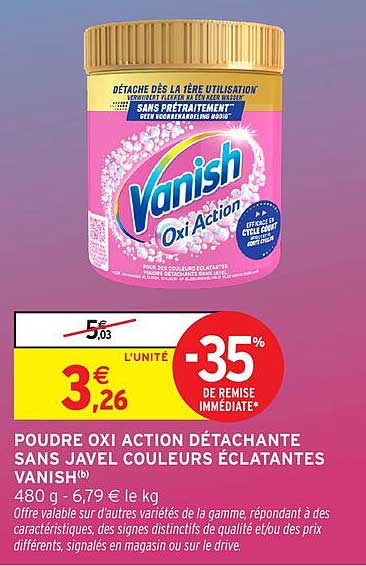 Vanish Oxi Action