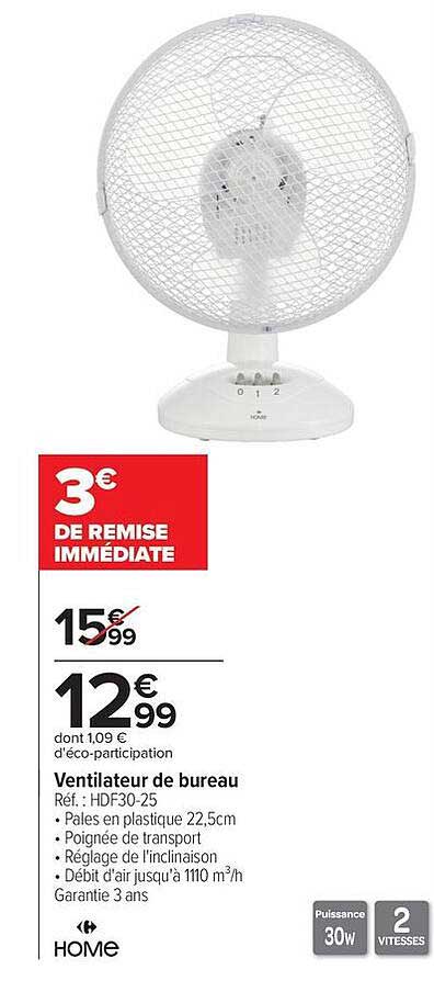 Ventilateur de bureau