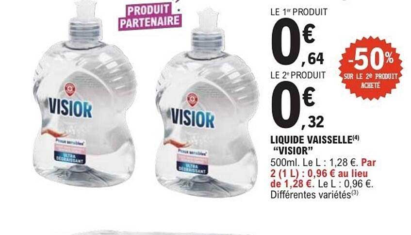 VISIOR Liquide Vaisselle