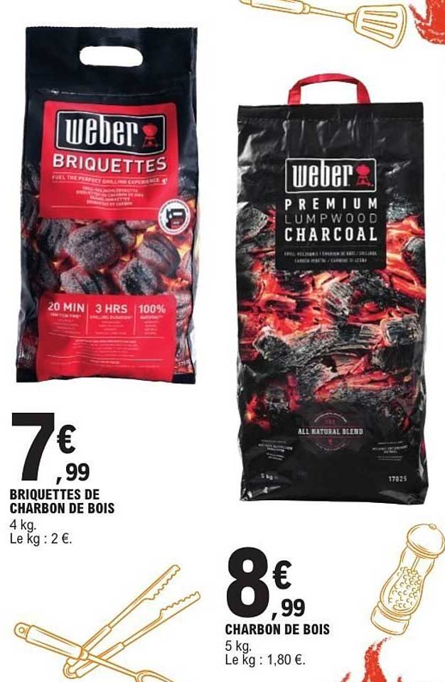Weber Briquettes et Charbon de bois