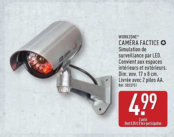 WORKZONE CAMERA FACTICE