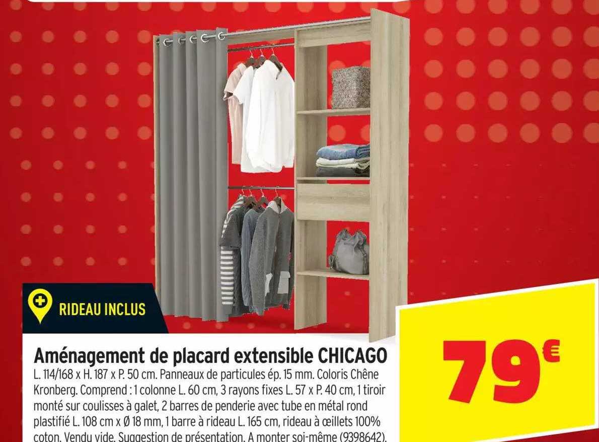 Aménagement De Placard Extensible Chicago