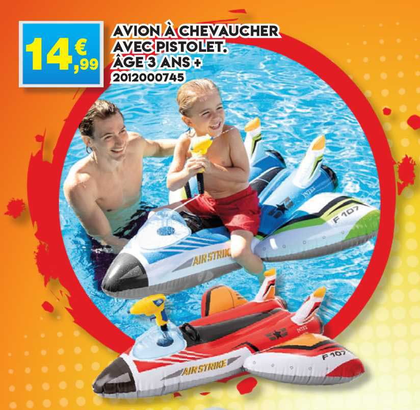 avion à chevaucher avec pistolet