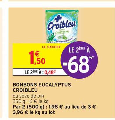 bonbons eucalyptus croibleu