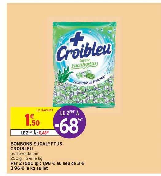 bonbons eucalyptus croibleu