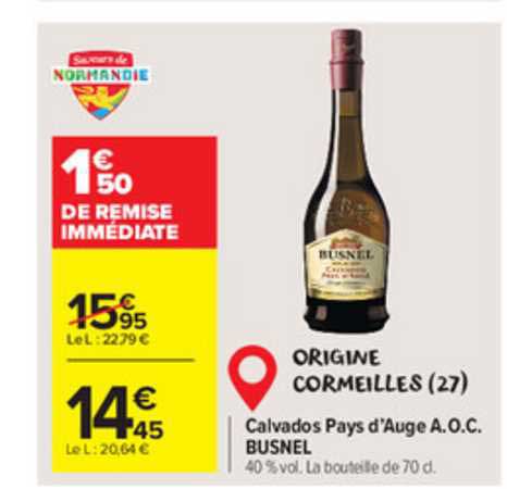 calvados pays d'auge a.o.c. busnel