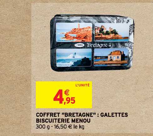 coffret "bretagne" : galettes biscuiterie menou