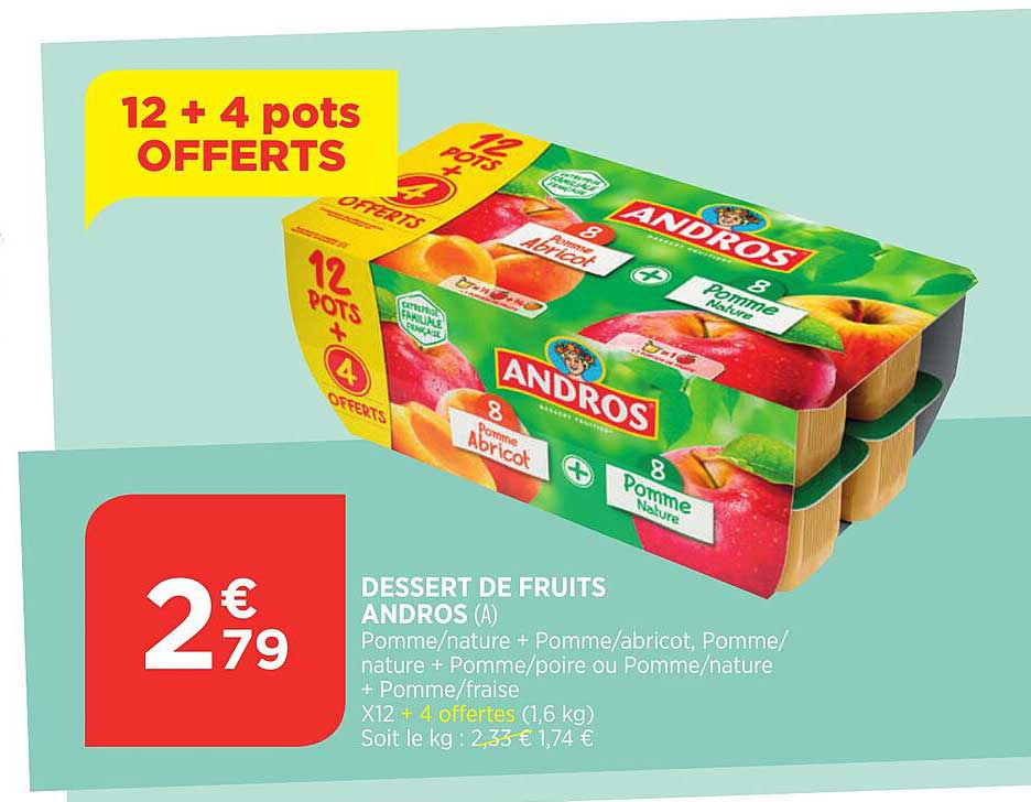 Dessert De Fruits Andros