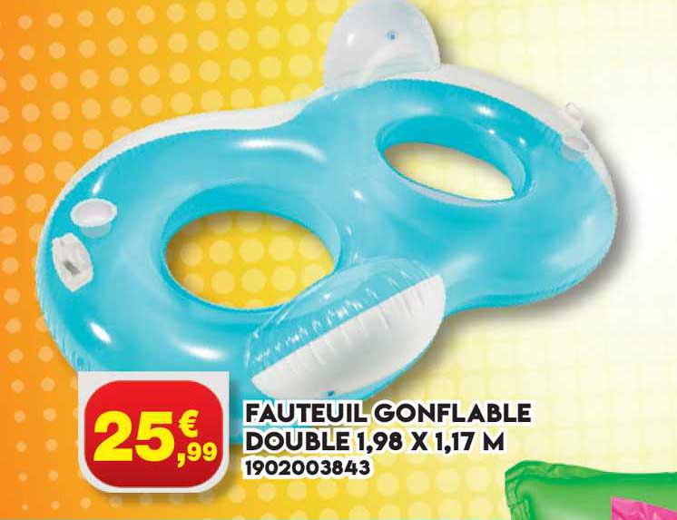 Fauteuil Gonflable Double 1,98 X 1,17 M