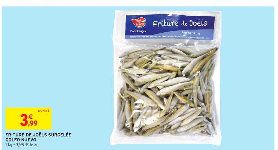 friture de joëls surgelée golfo nuevo