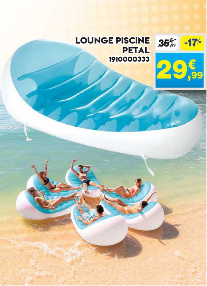 lounge piscine petal