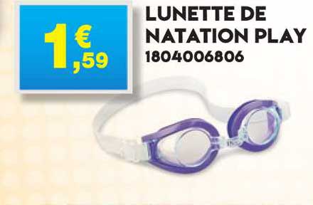 lunette de natation play