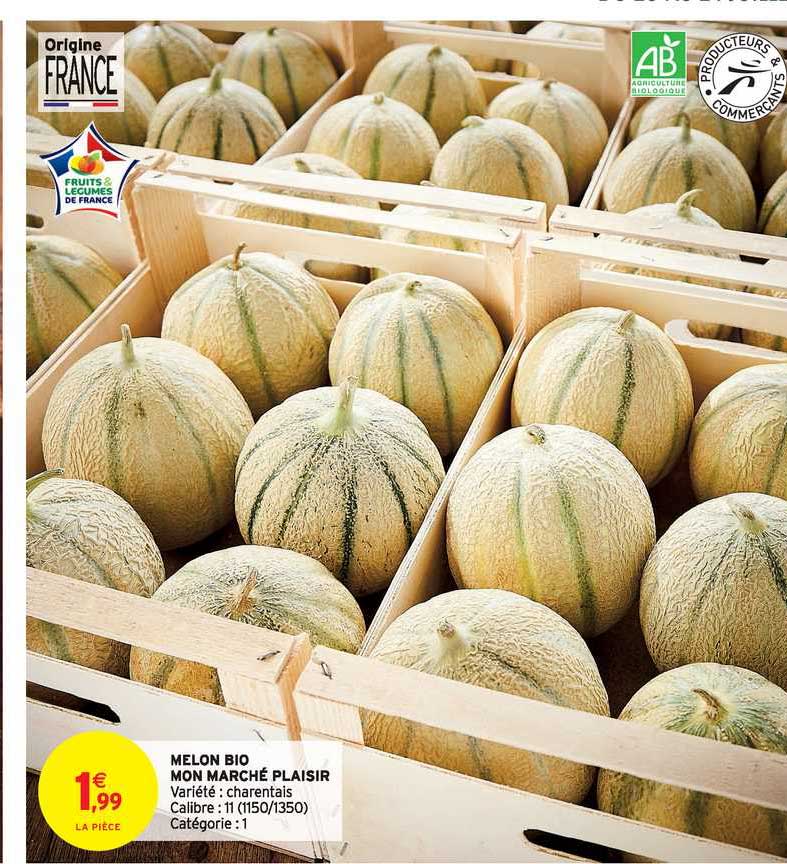 melon bio mon marché plaisir