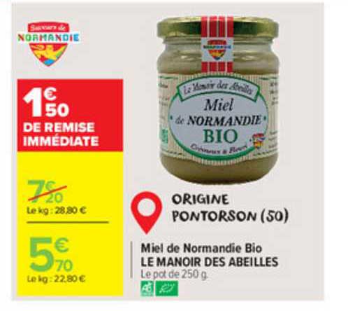 miel de normandie bio le manoir des abeilles