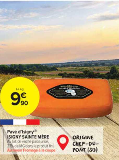 pavé d'isigny isigny sainte mère
