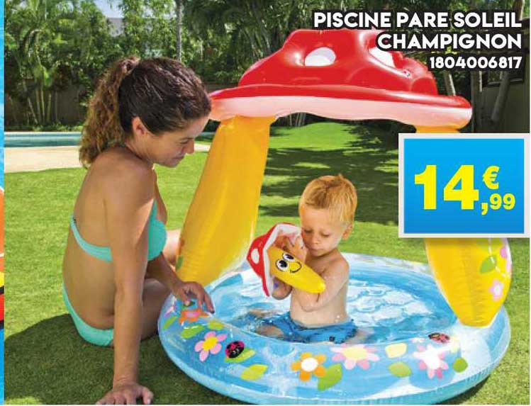 piscine pare soleil champignon